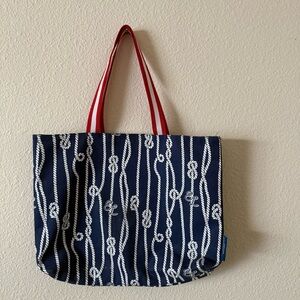 Estée Lauder Red White Blue Nautical Summer Cruise Sailing BoatTote Errand Bag